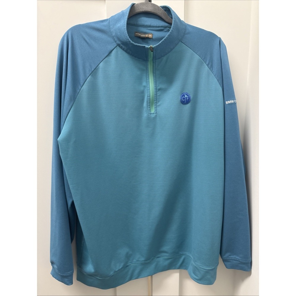 Peter Millar Crown Sport Mens XL 1/4 Zip Pullover BMW Championship